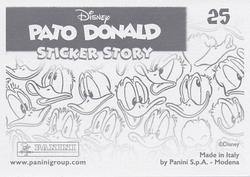 2019 Panini Disney Donald Duck Sticker Story 85 Years #25 Sticker 25 Back