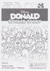 2019 Panini Disney Donald Duck Sticker Story 85 Years #26 Sticker 26 Back