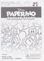 2019 Panini Disney Donald Duck Sticker Story 85 Years #27 Sticker 27 Back