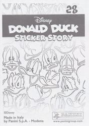 2019 Panini Disney Donald Duck Sticker Story 85 Years #28 Sticker 28 Back