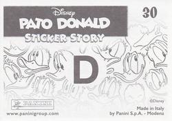 2019 Panini Disney Donald Duck Sticker Story 85 Years #30 Sticker 30 Back