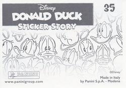 2019 Panini Disney Donald Duck Sticker Story 85 Years #35 Sticker 35 Back