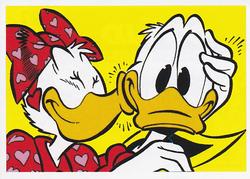 2019 Panini Disney Donald Duck Sticker Story 85 Years #37 Sticker 37 Front