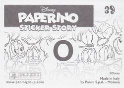 2019 Panini Disney Donald Duck Sticker Story 85 Years #39 Sticker 39 Back