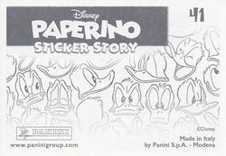 2019 Panini Disney Donald Duck Sticker Story 85 Years #41 Sticker 41 Back