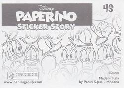 2019 Panini Disney Donald Duck Sticker Story 85 Years #43 Sticker 43 Back