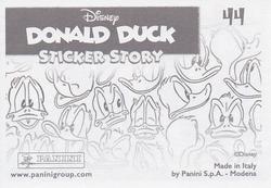 2019 Panini Disney Donald Duck Sticker Story 85 Years #44 Sticker 44 Back