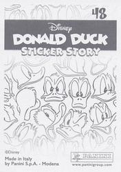 2019 Panini Disney Donald Duck Sticker Story 85 Years #48 Sticker 48 Back