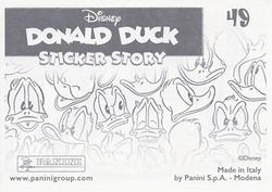 2019 Panini Disney Donald Duck Sticker Story 85 Years #49 Sticker 49 Back