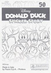 2019 Panini Disney Donald Duck Sticker Story 85 Years #50 Sticker 50 Back