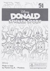 2019 Panini Disney Donald Duck Sticker Story 85 Years #51 Sticker 51 Back