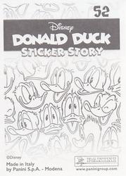 2019 Panini Disney Donald Duck Sticker Story 85 Years #52 Sticker 52 Back