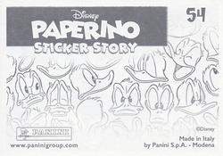 2019 Panini Disney Donald Duck Sticker Story 85 Years #54 Sticker 54 Back