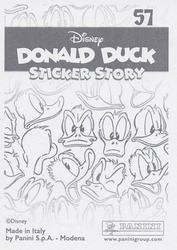 2019 Panini Disney Donald Duck Sticker Story 85 Years #57 Sticker 57 Back
