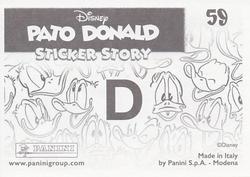 2019 Panini Disney Donald Duck Sticker Story 85 Years #59 Sticker 59 Back
