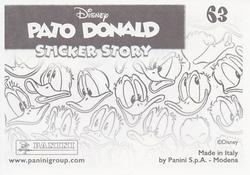 2019 Panini Disney Donald Duck Sticker Story 85 Years #63 Sticker 63 Back