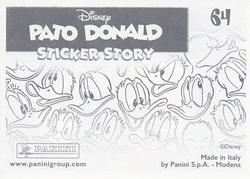 2019 Panini Disney Donald Duck Sticker Story 85 Years #64 Sticker 64 Back