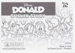 2019 Panini Disney Donald Duck Sticker Story 85 Years #72 Sticker 72 Back