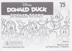 2019 Panini Disney Donald Duck Sticker Story 85 Years #75 Sticker 75 Back