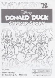 2019 Panini Disney Donald Duck Sticker Story 85 Years #78 Sticker 78 Back