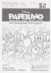 2019 Panini Disney Donald Duck Sticker Story 85 Years #82 Sticker 82 Back