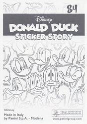 2019 Panini Disney Donald Duck Sticker Story 85 Years #84 Sticker 84 Back