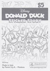2019 Panini Disney Donald Duck Sticker Story 85 Years #85 Sticker 85 Back