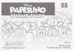 2019 Panini Disney Donald Duck Sticker Story 85 Years #88 Sticker 88 Back