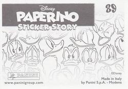 2019 Panini Disney Donald Duck Sticker Story 85 Years #89 Sticker 89 Back