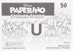 2019 Panini Disney Donald Duck Sticker Story 85 Years #90 Sticker 90 Back
