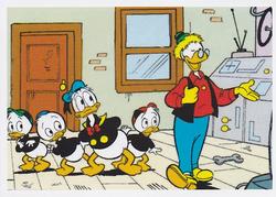2019 Panini Disney Donald Duck Sticker Story 85 Years #95 Sticker 95 Front