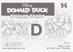 2019 Panini Disney Donald Duck Sticker Story 85 Years #96 Sticker 96 Back