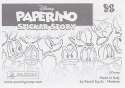 2019 Panini Disney Donald Duck Sticker Story 85 Years #98 Sticker 98 Back