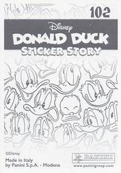 2019 Panini Disney Donald Duck Sticker Story 85 Years #102 Sticker 102 Back