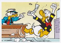 2019 Panini Disney Donald Duck Sticker Story 85 Years #110 Sticker 110 Front