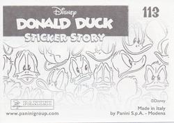 2019 Panini Disney Donald Duck Sticker Story 85 Years #113 Sticker 113 Back