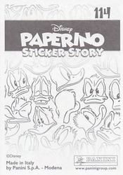 2019 Panini Disney Donald Duck Sticker Story 85 Years #114 Sticker 114 Back