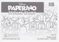 2019 Panini Disney Donald Duck Sticker Story 85 Years #118 Sticker 118 Back