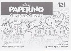 2019 Panini Disney Donald Duck Sticker Story 85 Years #121 Sticker 121 Back