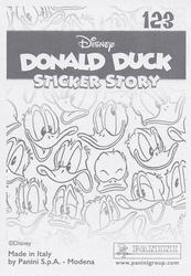 2019 Panini Disney Donald Duck Sticker Story 85 Years #123 Sticker 123 Back