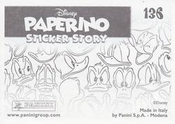 2019 Panini Disney Donald Duck Sticker Story 85 Years #136 Sticker 136 Back