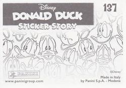 2019 Panini Disney Donald Duck Sticker Story 85 Years #137 Sticker 137 Back