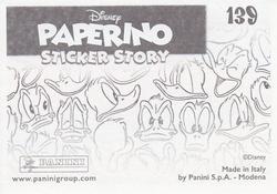 2019 Panini Disney Donald Duck Sticker Story 85 Years #139 Sticker 139 Back