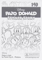 2019 Panini Disney Donald Duck Sticker Story 85 Years #140 Sticker 140 Back