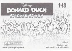 2019 Panini Disney Donald Duck Sticker Story 85 Years #143 Sticker 143 Back