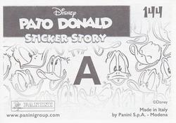 2019 Panini Disney Donald Duck Sticker Story 85 Years #144 Sticker 144 Back