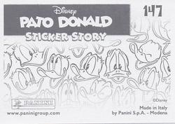 2019 Panini Disney Donald Duck Sticker Story 85 Years #147 Sticker 147 Back