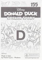 2019 Panini Disney Donald Duck Sticker Story 85 Years #155 Sticker 155 Back