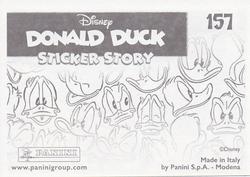 2019 Panini Disney Donald Duck Sticker Story 85 Years #157 Sticker 157 Back