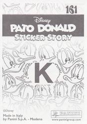 2019 Panini Disney Donald Duck Sticker Story 85 Years #161 Sticker 161 Back